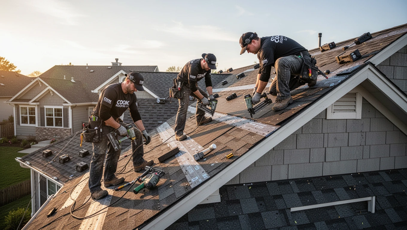 Cook Roofing LLC — Roofing services
